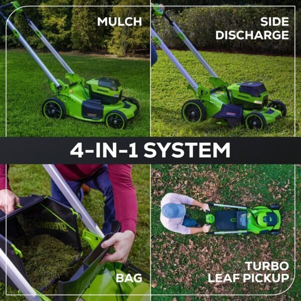 60V 21″ Self Propelled Lawn Mower 8.0 Ah Battery & Rapid Charger