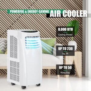 Costway Portable Air Conditioner 5500 BTU Dehumidifier - Image 2
