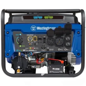 Westinghouse WGen5300DFc – 5300 Watt Electric Start Dual-Fuel Portables Generators w/ Wireless Remote Start, RV Outlet & CO Sensor (49-State) - Image 2