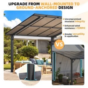 Freestanding Gazebo Outdoor Pergola For Patio - Image 4