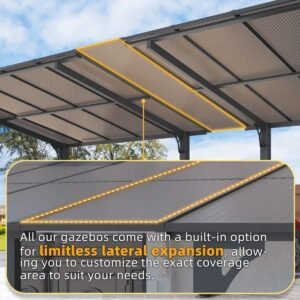 Freestanding Gazebo Outdoor Pergola For Patio - Image 3