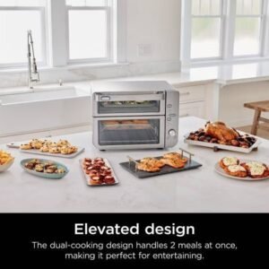Air Fryer with SmartFinish & DualZone Technology DCT601: Stainless Steel, Convection Bake, Air Fry - Image 4