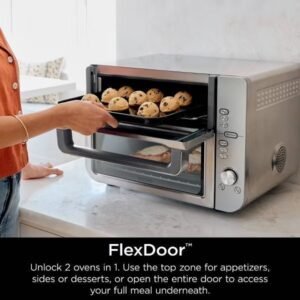 Air Fryer with SmartFinish & DualZone Technology DCT601: Stainless Steel, Convection Bake, Air Fry - Image 2