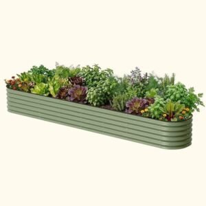 Tall X In 1 Giant Modular Metal Raised Garden Bed Kit - Image 6