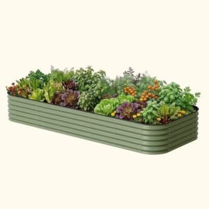 Tall X In 1 Giant Modular Metal Raised Garden Bed Kit - Image 7