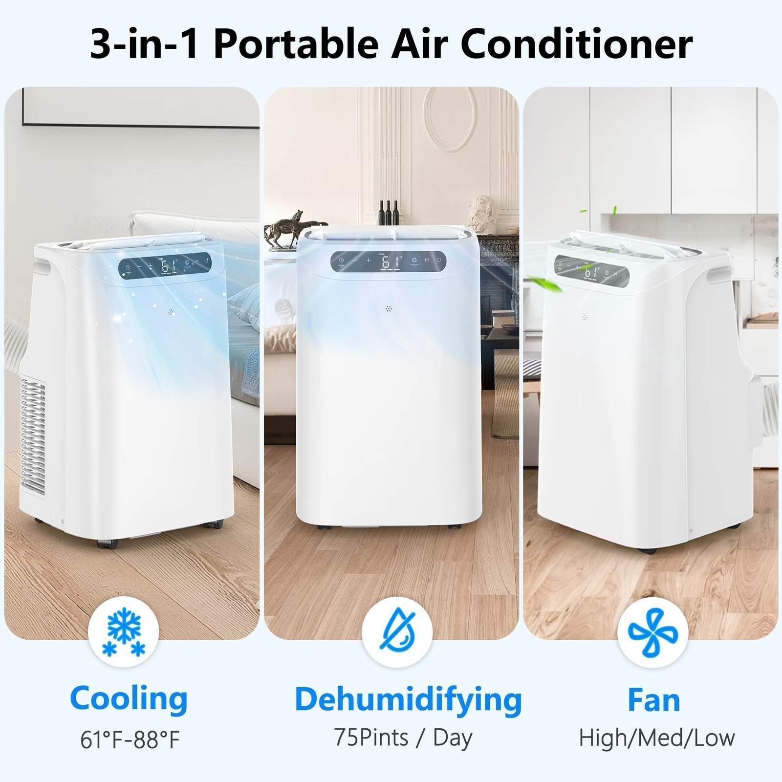 d2804e4f-cb14-4d59-9004-7b2e579c80d4.7deb2cffcd1a442b1b5839152b8dc29a.jpg 12000 BTU Portable Air Conditioners Cools up to 500 Sq. Ft. - Image 1