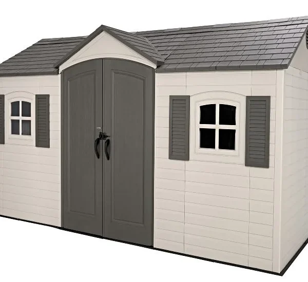 Lifetime Legacy 15×8 Plastic Storage Shed Kit w/ Floors