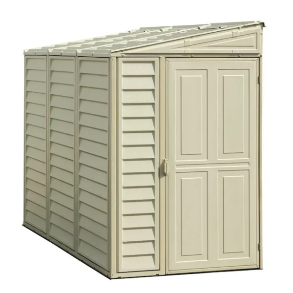 DuraMax Building Products 4-ft x 8-ft Sidemate Off-white Lean-to Vinyl Storage Sheds