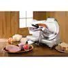 Cast Aluminum Electric Meat Slicer, 330W with Straight Blade
