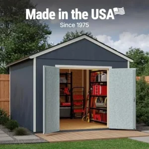 Handy Home Products Rookwood 10×12 Do-It-Yourself Wooden Storages Sheds- Does not Include Floor kit, Paint, or Roofing Shingles - Image 2